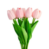  5PCS Tulip Artificial Flowers Real Touch for Wedding Supplies Decoration