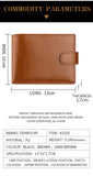 High Capacity Men's Hasp Leather Wallet Multiple Card