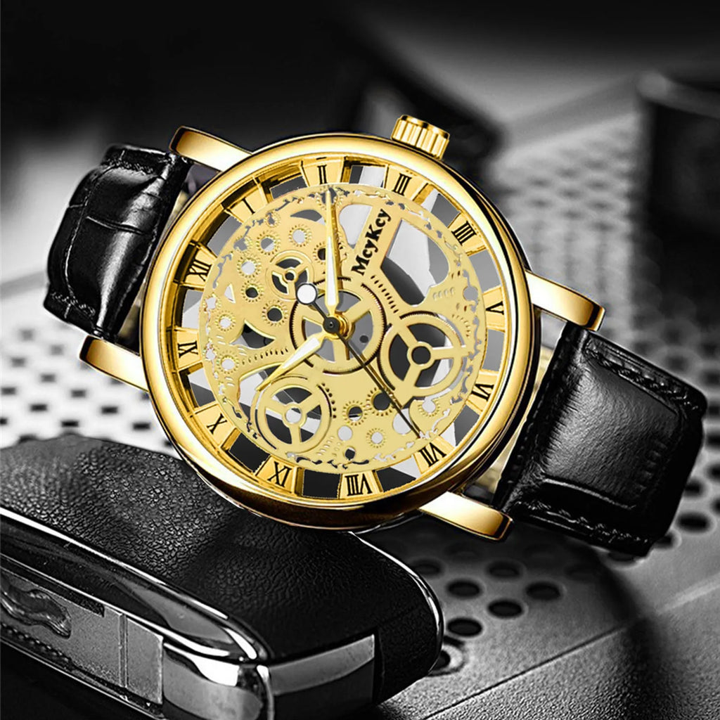 Men's Wristwatch Luxury Gents Quartz Watch Men