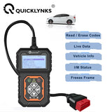 QUICKLYNKS T31 Car Full OBD2/EOBD Scanner Check Auto Engine System