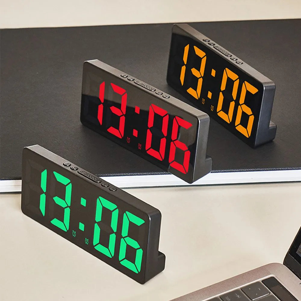 Alarm Clock LED Large Number Electronic Clock Backlight Home Decor