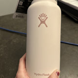 Brown hydro flask water bottle 32oz